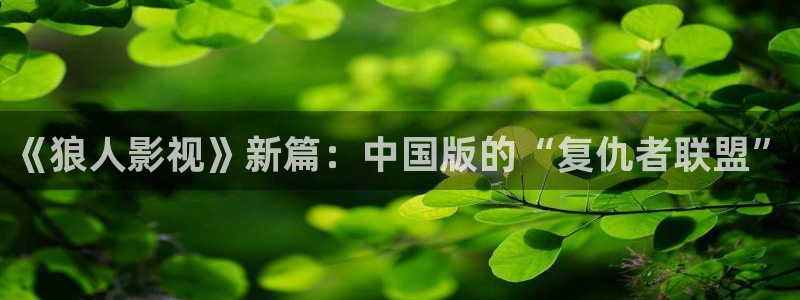 驰策影视：《狼人影视》新篇：中国版的“复仇者联盟”